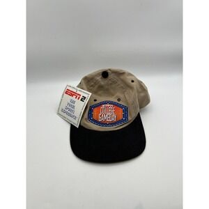 Vintage 90s ESPN College Gameday Hat Cap Tan Black Discover Card Strapback NWT